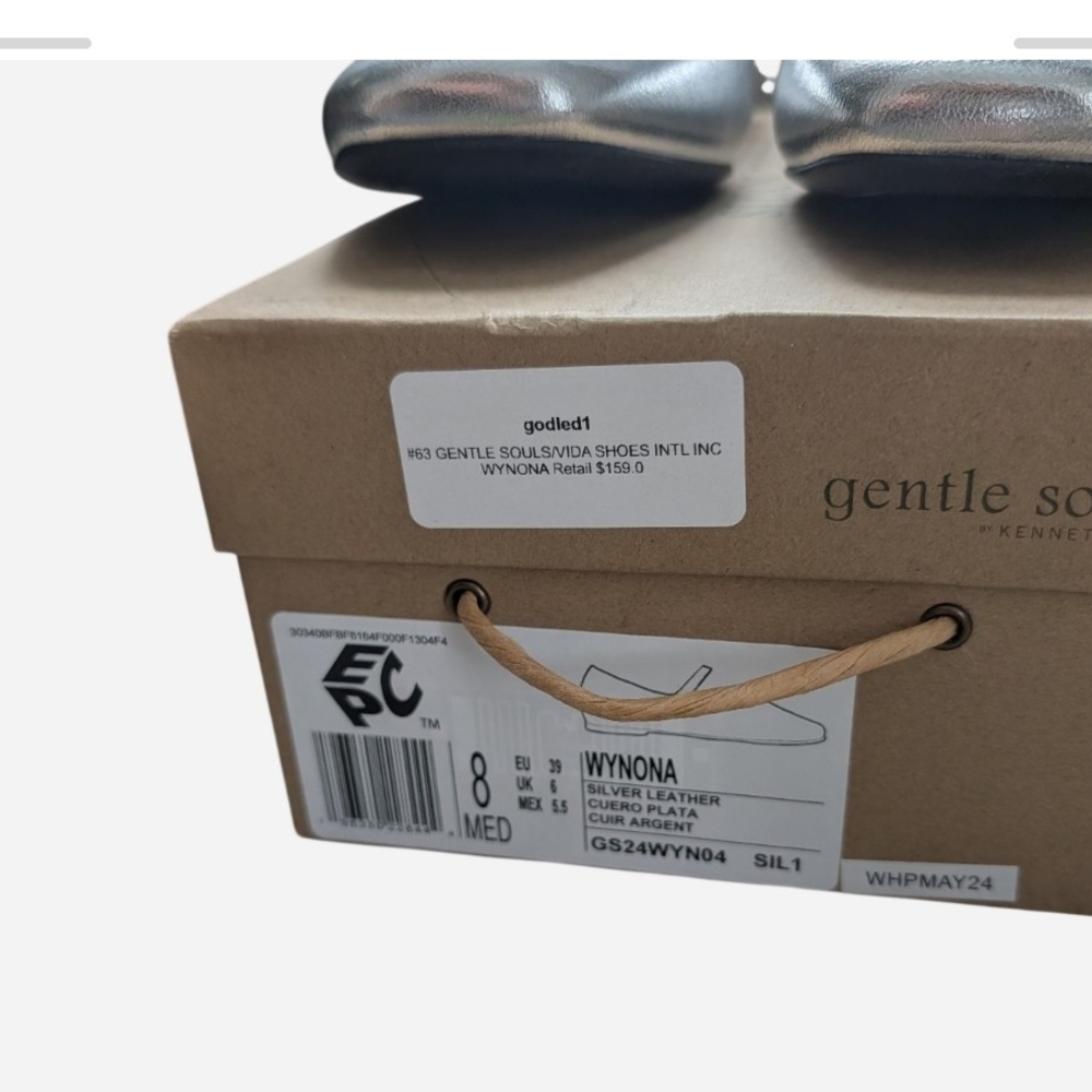 Gentle Souls Women's Silver Dress Shoes - Picture 4 of 11